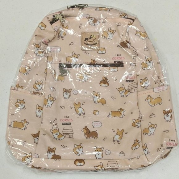 Waterproof Corgi Backpack Convertible Sling Bag - Picture 7 of 12